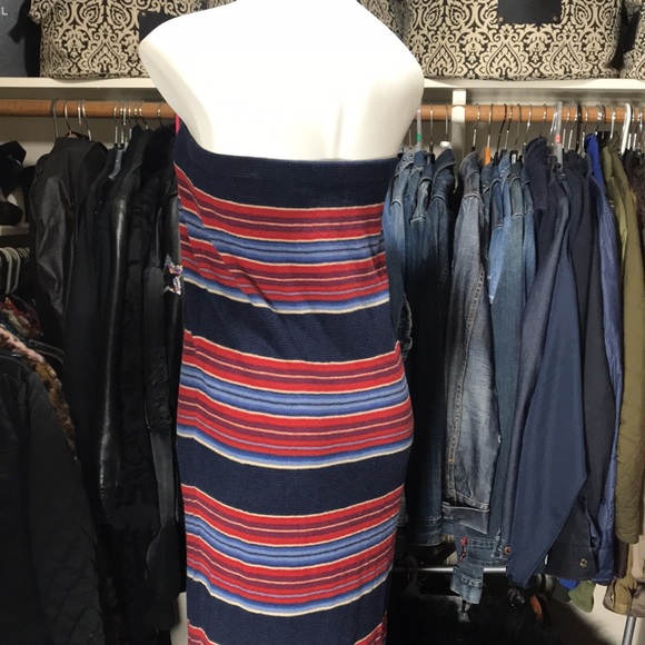 Ralph Lauren Linen Strapless Dress - Picture 2 of 4